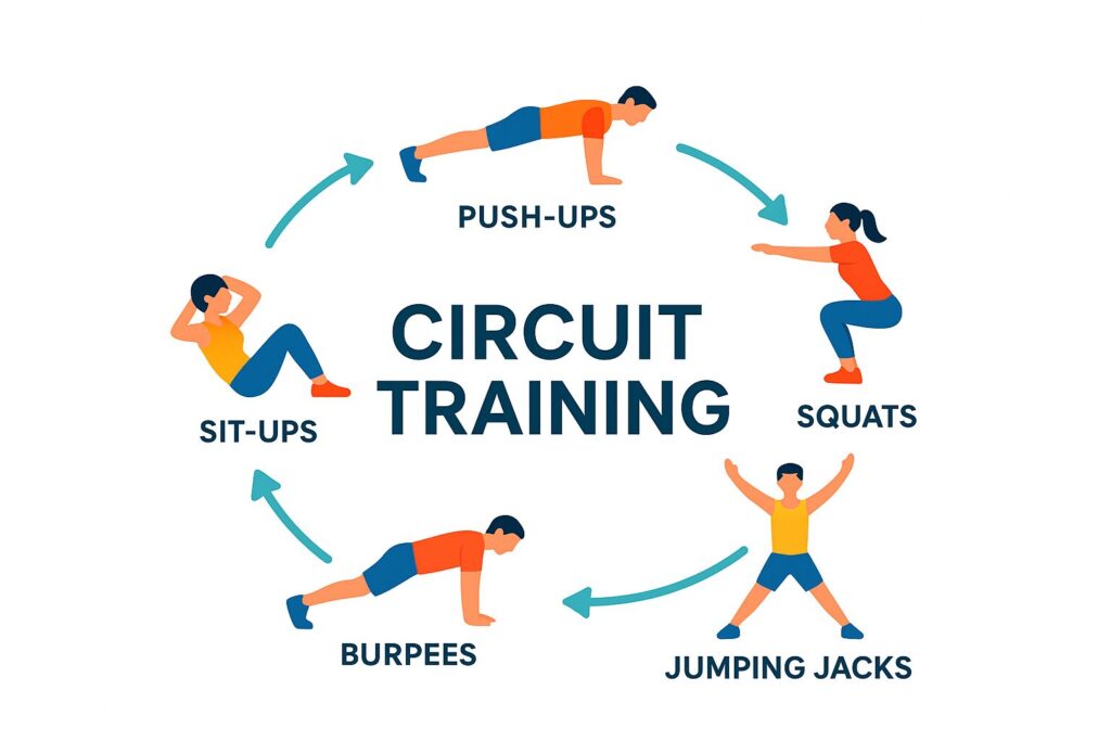 Circuit training image for the article