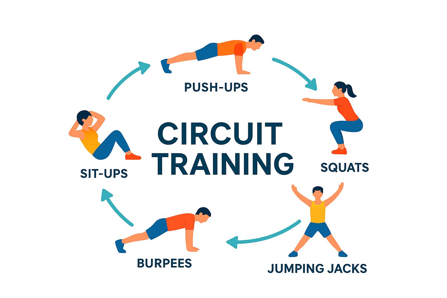Circuit training image for the article